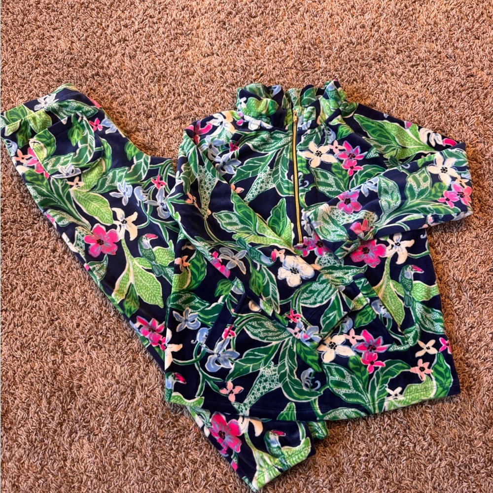 Lilly Pulitzer Kids Matching Set - Green, Pink, Blue Floral